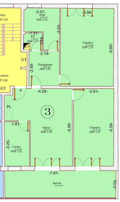 INVESTISSEUR   3 pièces 77 m2 avec Terrasse   Avenue Gabriel Péri -  Résidence en rénovation !